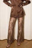 NATALIA SATIN LACE SET PANTS