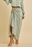 SAGE GODDESS SET MAXI SKIRT