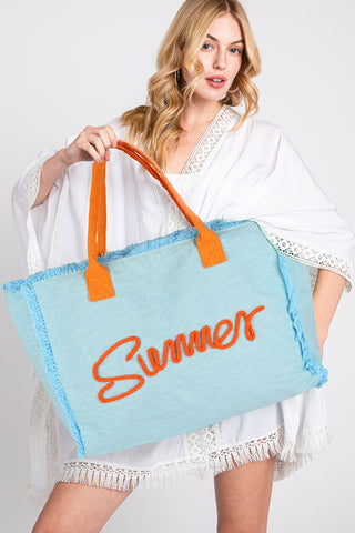 SUMMER ROPE WOVEN TOTE BAG