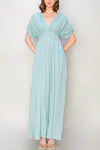 BELLA VITA DUSTY BLUE MAXI DRESS