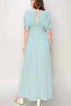 BELLA VITA DUSTY BLUE MAXI DRESS