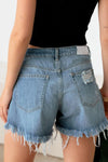 SoCAL SIDE SLIT DENIM SHORTS