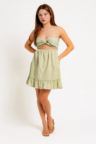AUBREY CUT-OUT MINI DRESS