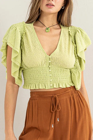 LUISA TOP - MATCHA