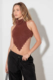 MADE YOU LOOK TURTLENECK CROP TOP