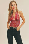 FREE SPIRIT HALTER TOP