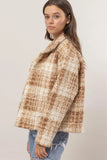 UPSTATE BOUCLE PLAID JACKET