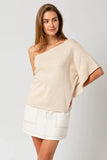 CHIARA ONE SHOULDER TOP