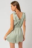 IRIS SHOULDER-TIE ROMPER