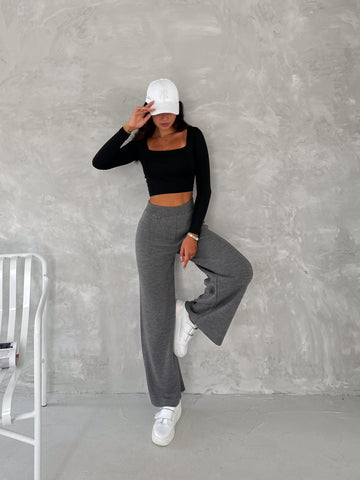 DANNIE SWEATER PANT - GREY