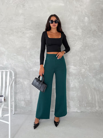 DANNIE SWEATER PANT - GREEN