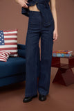 KELSEY DENIM SET WIDE LEG JEANS