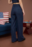 KELSEY DENIM SET WIDE LEG JEANS