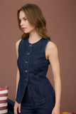KELSEY DENIM SET VEST