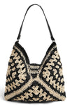 WOVEN CROCHET SHOULDER BAG