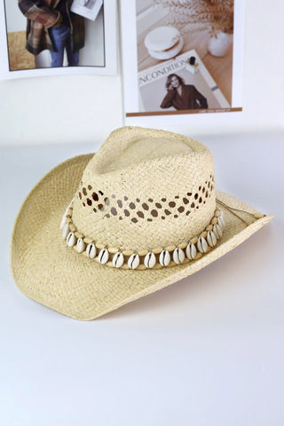 SEASHELL BAND COWBOY HAT