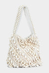 COMBINED BEADS BAG - CREAM