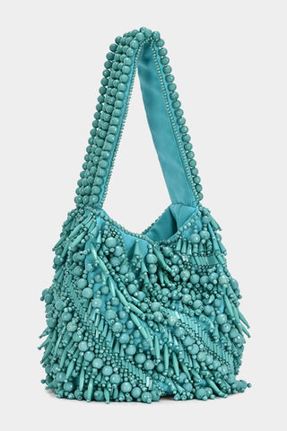 COMBINED BEADS BAG - BLUE