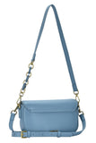 SHEA QUILTED BUCKLE BAG - BLUE