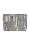 BOHO TEXTURED CLUTCH/CROSSBODY BAG