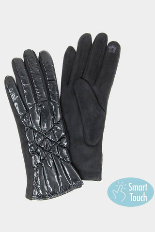 QUILTED PUFFER GLOVES