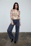 LEOPARD LILY LONG SLEEVE TOP