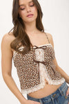 SWEET & FEISTY LEOPARD TOP