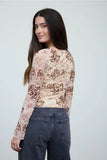 LEOPARD LILY LONG SLEEVE TOP