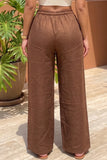 COFFEE DATE WIDE LEG PANTS