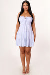 SUMMER SUN LINEN MINI DRESS