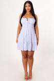 SUMMER SUN LINEN MINI DRESS