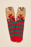 HOLLY JOLLY CHRISTMAS FUZZY SOCKS SET