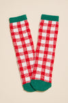 HOLLY JOLLY CHRISTMAS FUZZY SOCKS SET