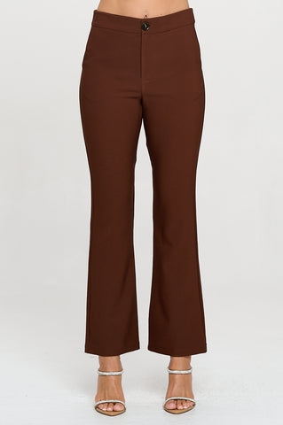 CHOCOLATE FLARE PANTS