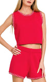 CHERRY BOMB KNIT SET TOP