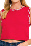 CHERRY BOMB KNIT SET TOP