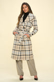 Fall Favorite Double-Breasted Plaid Coat (Online Only)