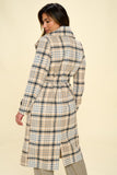 Fall Favorite Double-Breasted Plaid Coat (Online Only)