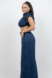 DOWNTOWN DENIM SET TOP