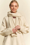 Cream Sweater & Scarf Set (Online Only)