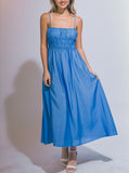 KARIN MIDI DRESS - BLUE