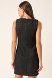 Tweed Sleeveless Mini Dress (Online Only)