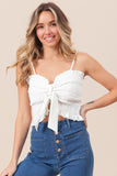 White Ribbon Detail Cami (Online Only)