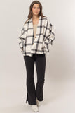 Natalia Plaid Long Sleeve Jacket (Online Only)