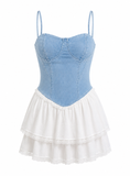 CAROLINA GIRL DENIM MINI DRESS