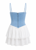 CAROLINA GIRL DENIM MINI DRESS