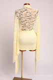 ISLA ROMANCE LACE MINI DRESS - BUTTER YELLOW
