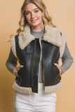 Sherpa Zip Up Vest (Online Only)