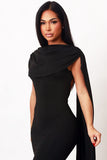 TATIANA CAPE MAXI DRESS