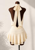 SUN KISSED HALTER MINI DRESS